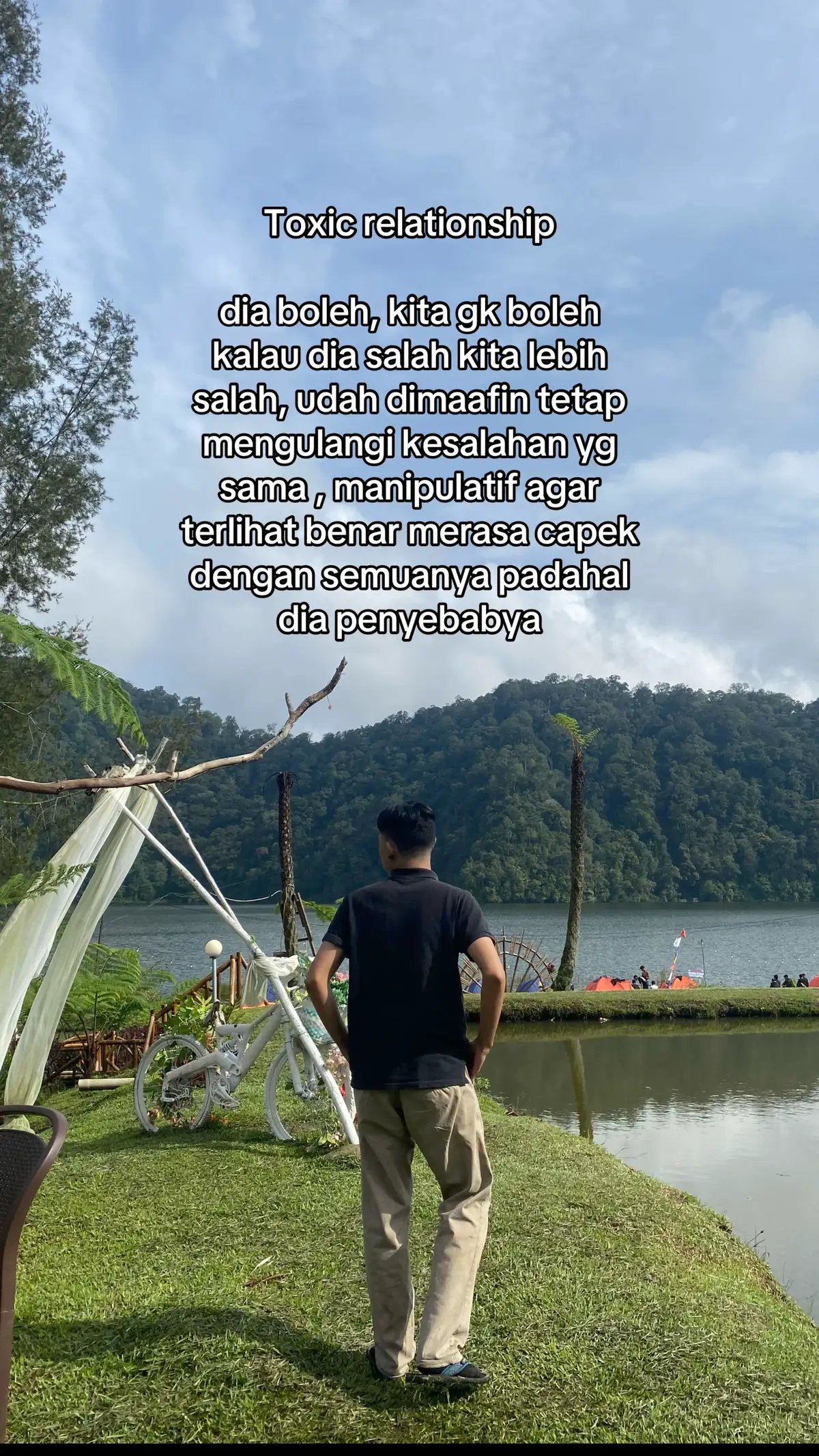 terkadang orng nyesel dulu baru sadar akan kesalahannyh 