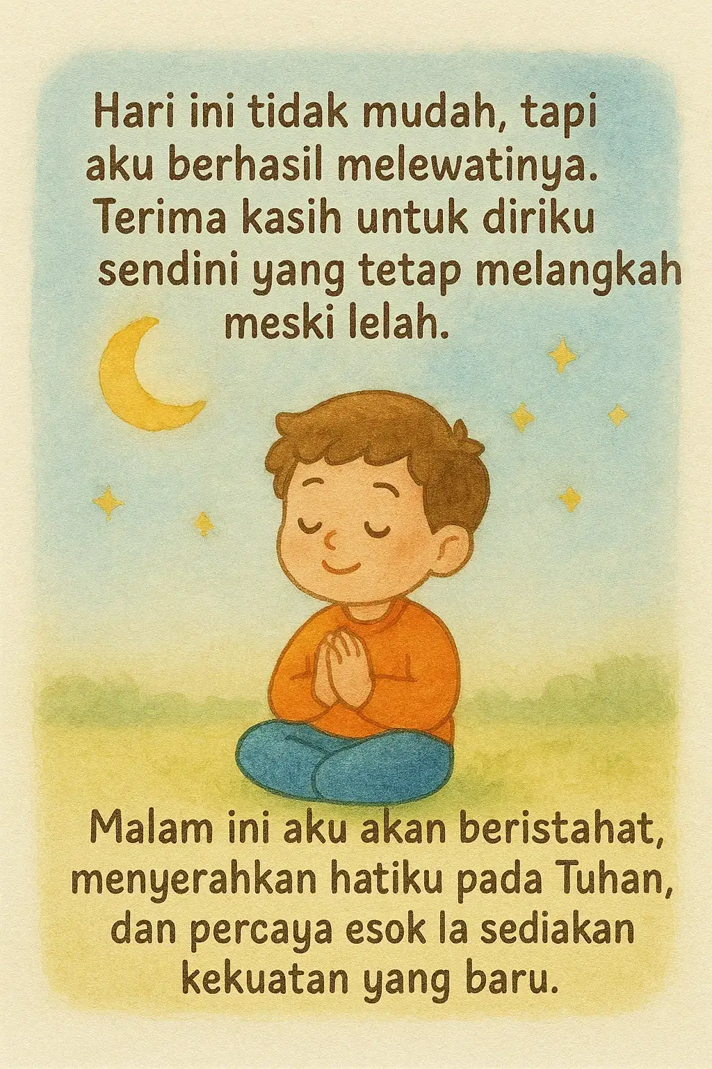 selamat istirahat.. besok kamu libur tak? #malam #istirahat #motivasi #fyp #afirmasi