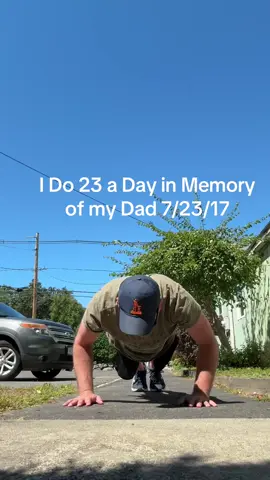 In loving memory of my Dad. 23 a Day #pushups #workout #fyp #health #healthy 
