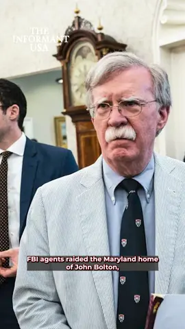 ⚖️🏠 FBI RAIDS JOHN BOLTON’S HOME 🚨 Federal agents searched the Bethesda, Md., home of former Trump national security adviser John Bolton Friday morning in connection with a classified information probe tied to his 2020 memoir. Bolton has not been arrested or charged. #TheInformantUSA #FBI #JohnBolton #Trump 