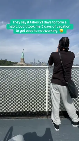How many days of vaca do it take yall? 😩 #fyp #nyc #wfh 