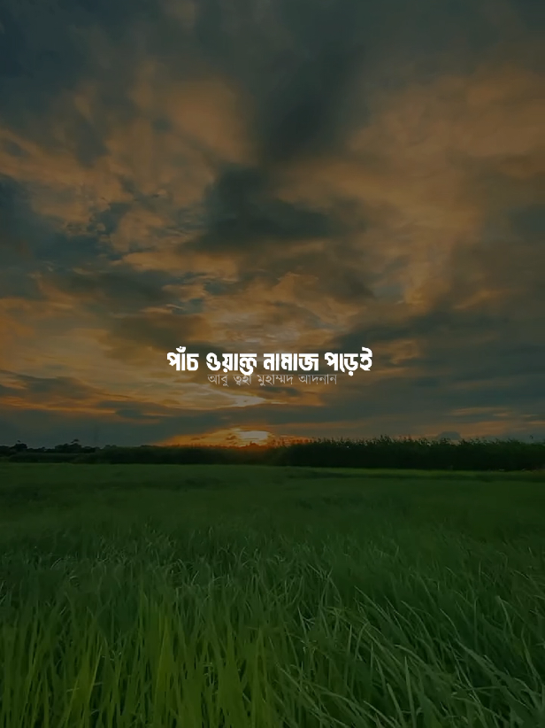 পাঁচ ওয়াক্ত নামাজ পড়ে ভেবে বসবেন না যে অনেক কিছু করে  ফেলেছি। #আবু_ত্বহা_মুহাম্মদ_আদনান #ইলম #foryou #foryoupage #unfrezzmyaccount 
