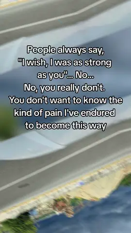 I don't wish any of the pain I've felt on anyone... I'm tired of being forged in fire. 