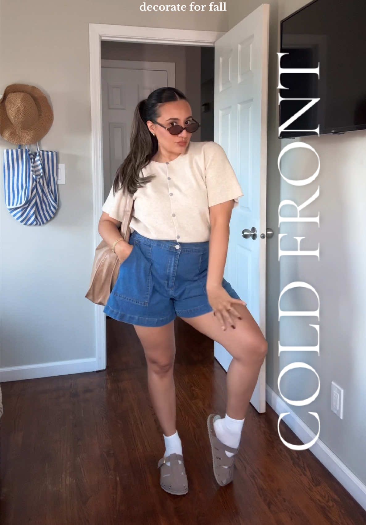 Transitional outfit #outfitinspo #outfitideas #fall #Summer 