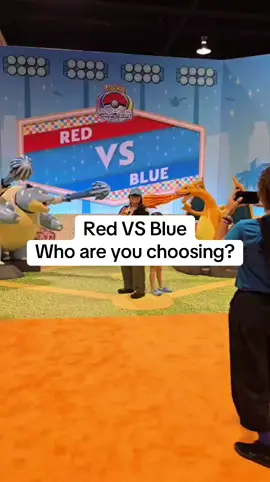 Red VS Blue at Pokemon Worlds! Which are you choosing? #pokemonworlds2025 #Pokemon #JasonPaige #pokemoncommuntiy 