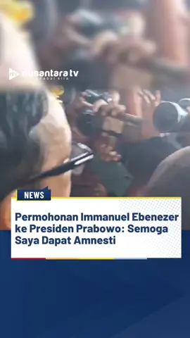 Immanuel Ebenezer Gerungan telah diberhentikan dari jabatannya sebagai Wakil Menteri Ketenagakerjaan.  Hal ini diungkapkan Menteri Sekretaris Negara (Mensesneg) Prasetyo Hadi yang menjelaskan Presiden Prabowo telah menandatangani surat keputusan untuk memberhentikan Noel, sapaan populer Immanuel Ebenezer. Sebelumnya Noel menyampaikan harapannya agar mendapat amnesti dari Presiden Prabowo Subianto setelah dirinya ditetapkan sebagai tersangka kasus dugaan pemerasan dalam pengurusan sertifikat keselamatan dan kesehatan kerja. “Semoga saya mendapatkan amnesti dari Presiden Prabowo,” kata Immanuel sebelum memasuki mobil tahanan di kompleks Komisi Pemberantasan Korupsi (KPK), Jakarta, Jumat, 22 Agustus 2025. ---------------------------- NRF #Wamenaker #ImmanuelEbenezer #Prabowo #Amnesti #nusantaratv 