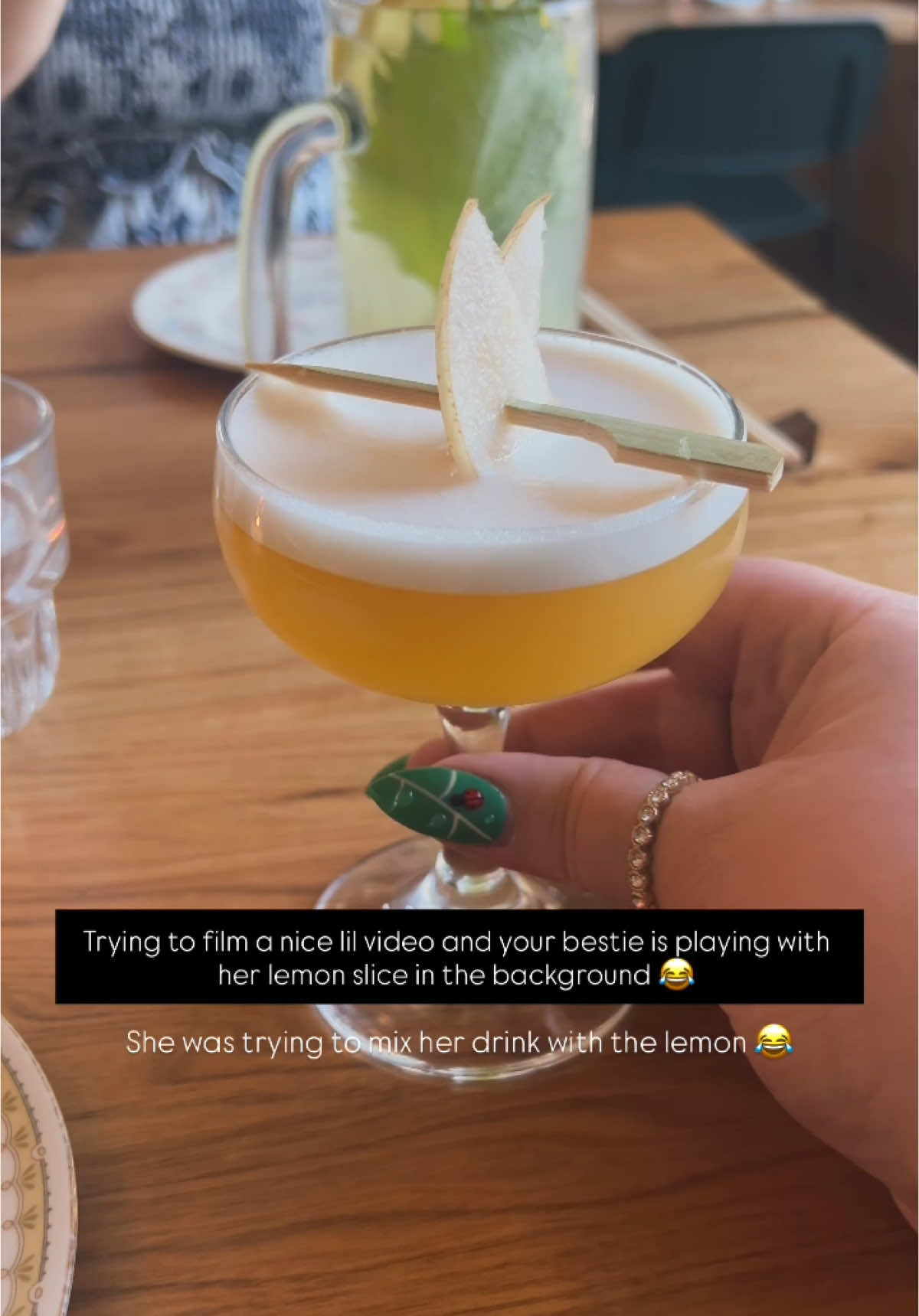 Honestly, a wonderful moment 😆💜 #kawani #cocktail #cocktails #denver #colorado #funny 
