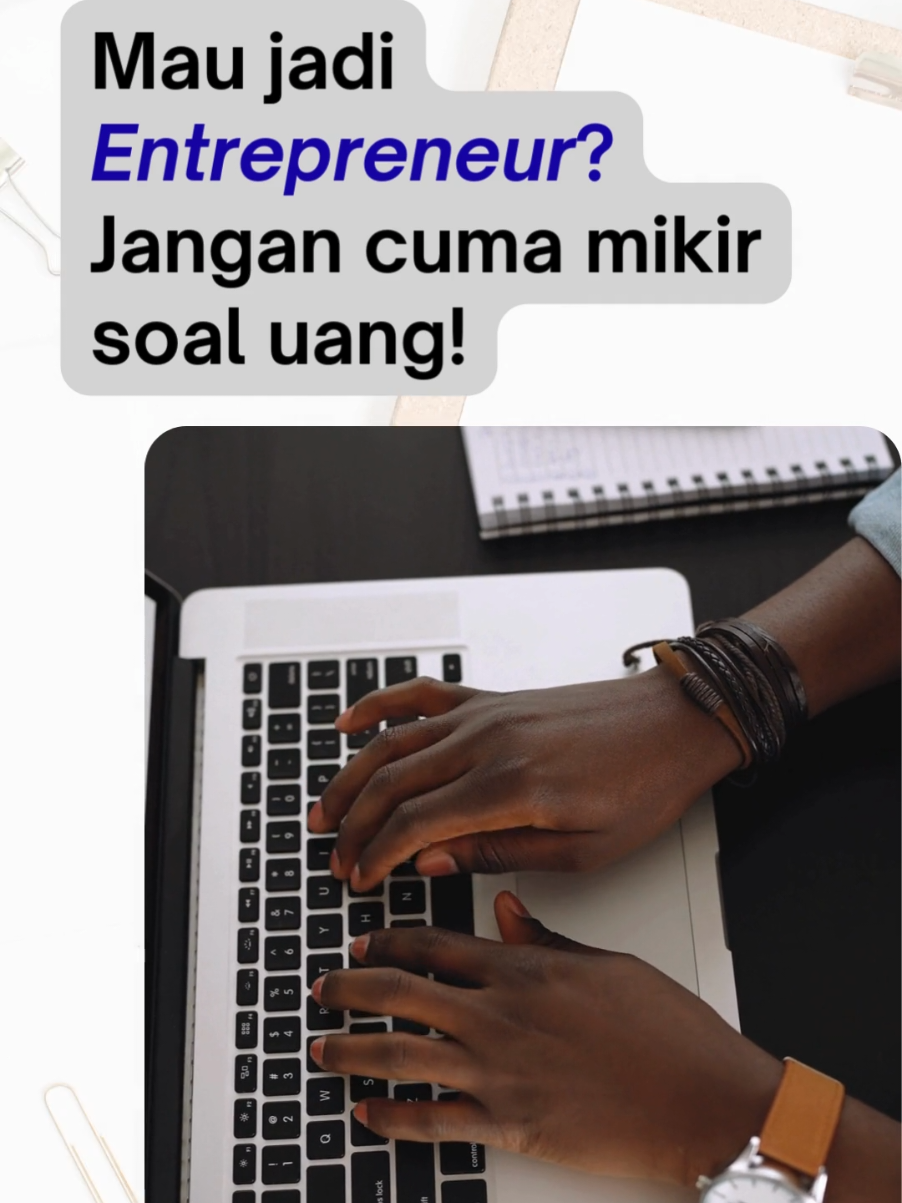 Jadi entrepreneur itu bukan hanya soal modal besar atau koneksi kuat. Entrepreneurship = pola pikir untuk melihat masalah sebagai peluang, menciptakan solusi, dan memberi dampak positif. Tips sederhana: - Cari masalah di sekitar. - Pikirkan solusinya. - Berani mulai kecil. Ingat, yang penting bukan “punya modal”, tapi punya keberanian untuk memulai. #MulaiAjaDulu #Entrepreneur #Mindset #YukBelajar 
