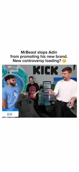 Things got AWKWARD when MrBeast tried to stop Adin from promoting “Breath Death” during his Team Water livestream 😭👀 #funnymoments #mrbeast #adinross #xqc 