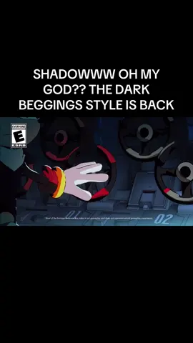 he's actually the protagonist at this point /lh THIS WAS SO SHOCKING THO  #shadowthehedgehog #shadowthehedgehog❤🖤 #darkbeginnings #sonicracingcrossworlds #sonicthehedgehog 