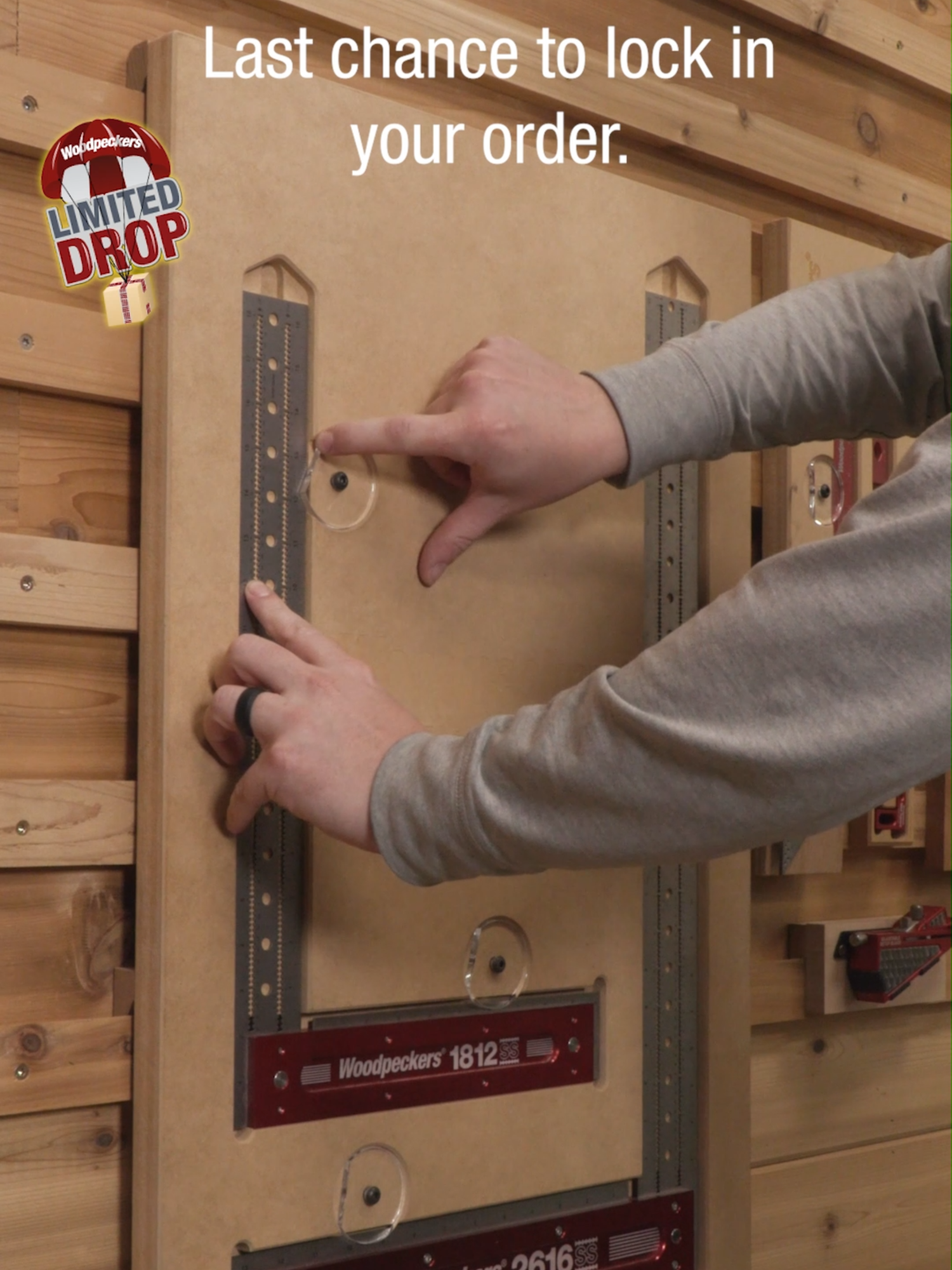 🔧 This Limited Drop Ends Monday 🔧 Only a few days left to order your Woodpeckers Stainless Steel Precision Woodworking Square. Have you locked in yours? 🔑 Why our customers love these squares: 📐 Guaranteed accuracy - The single-piece stainless steel core delivers accuracy and durability. 📏 Patented Saw-Tooth Scribing Notches – Mark parallel lines using any of your favorite marking tools. 💪 Laser-engraved scales – Inspected to our exacting standards. 🌎Made in the USA – Built for woodworkers. ⏳ Limited Drop – Available only until 8/25/25! Get yours before the window closes. 👉 Order now: https://www.woodpeck.com/stainless-steel-squares-2616ss-1812ss.html #Woodpeckers #WoodworkingTools #PrecisionSquare #MadeInUSA #LimitedDrop #WoodshopEssentials #FineWoodworking #OhioMade#ToolTok #woodworking