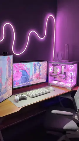 Pink nya manja🤧 #setupgaming #setupinspiration #pcbuild #kamaraesthetic #pinksetup 