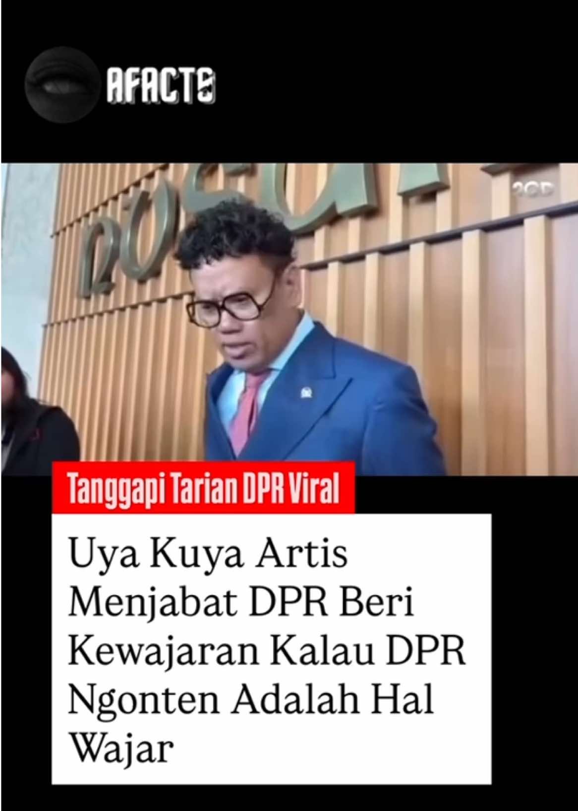 Uya Kuya berikan tanggapan atas video DPR yang viral karena berjoget setelah disahkan gaji naik 3 juta/hari Respon Uya Kuya seketika membuat Masyarakat kehilangan respect atas dirinya yang dinilai angkuh dan sombong #uyakuya #viralvideo #dpr #dprri #viral 