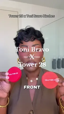 another day, another makeup slay😍🔥  . . #blushreview #blushtok #blushplacement #paintedbyesther #tower28beauty  . . @Tower 28 Beauty @Toni Bravo  