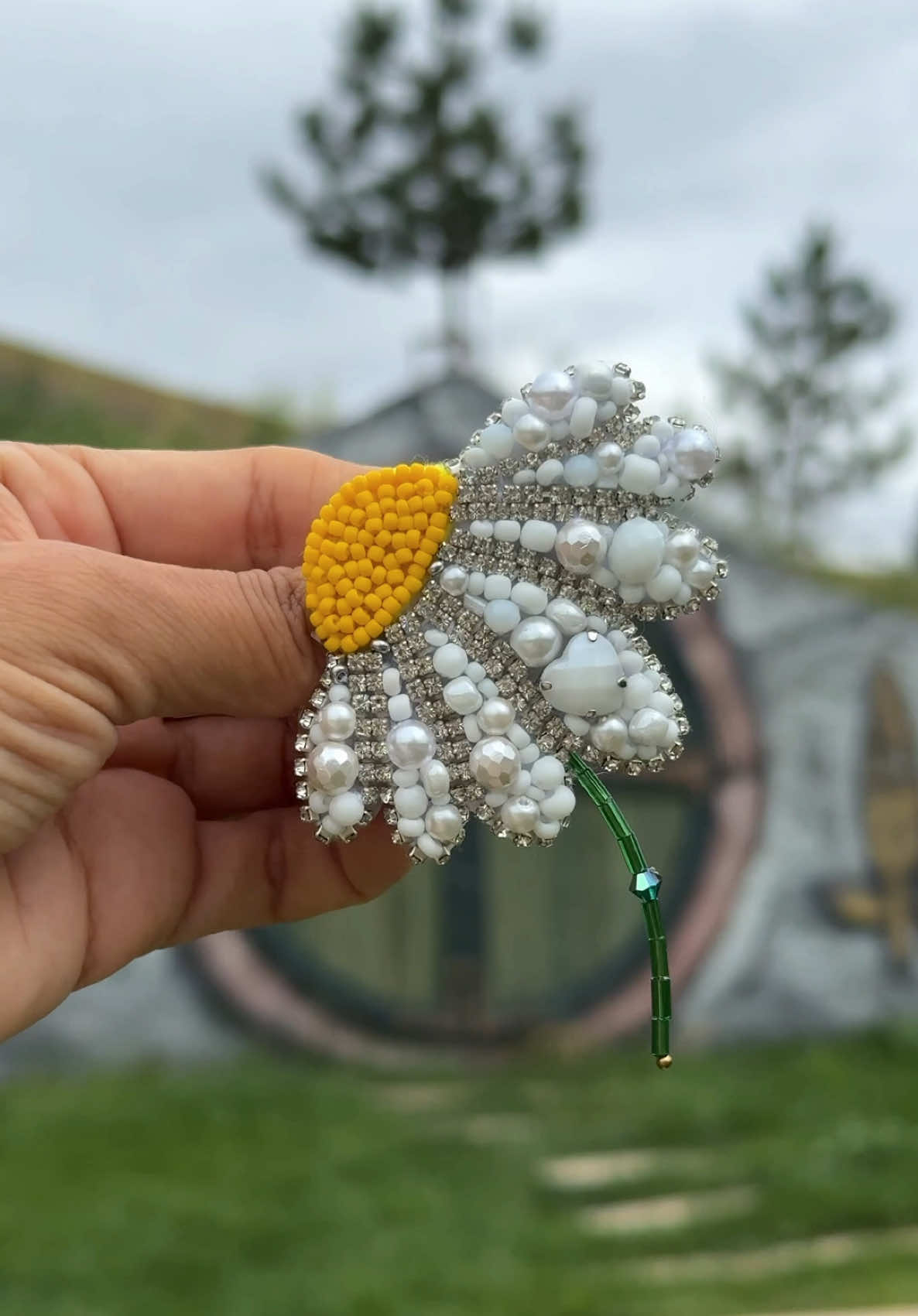 Brosa Margareta. #handmadebygeorgetadinca 