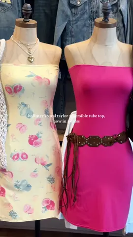 a dress made to wear four ways, say less 🙂‍↕️ online search code ⤵️ taylor reversible tube mini dress: 359-374-00327-202 #hollister #minidress #tubedress #backtoschool #typesofdressesstyles 