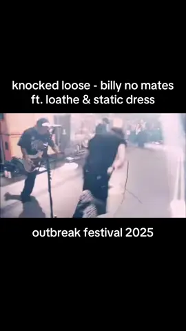 knocked loose - billy no mates ft. Kadeem France of Loathe & Olli Appleyard of Static Dress #knockedloose #hxc #loathe #staticdress #outbreak 
