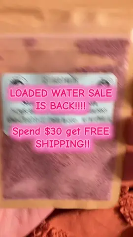 Loaded water sale is back! (Ends today) for a limited time grab this great deal on 50 different flavors of loaded water with vitamins caffiene and collagen! #loadedwater#loadedtea#loadedcoffee #caffeinecandlesandchaos 