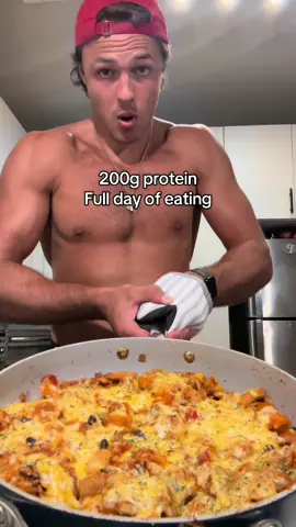 200g protein full day of eating