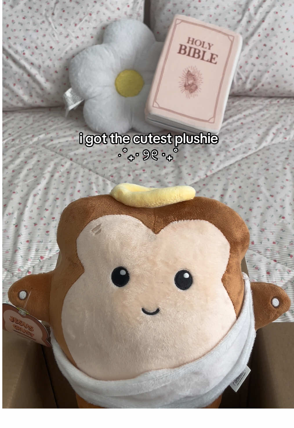 He’s Bun Of A Kind🍞✨ Meet Your New Best Friend - Bready To Remind You That Jesus Is Always With You! #cute #unboxing #aesthetic #giftideas #plushies