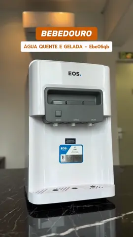 Chegou novidade da EOS aqui na Salvador Comercial!  Bebedouro água quente e fria Ebe06qb. #eos #novidade #salvadorcomercial 