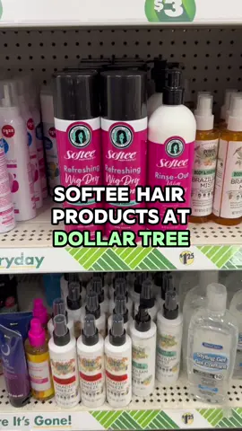 I found SOFTEE hair products at dollar tree for only $1.25! #dollartree #haircare #dollartreefinds 