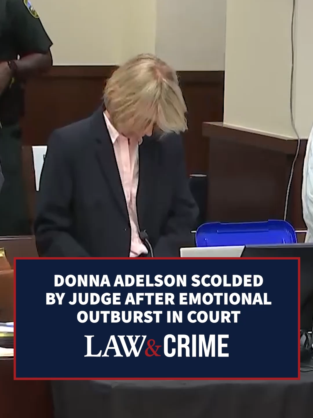 WATCH: During a break, the judge in Donna Adelson’s trial made a statement addressing her emotional reactions during witness testimony. Adelson was seen becoming hysterical when evidence images of Dan Markel and the wounds he sustained during his murder were shown. #DonnaAdelson #Trial #Murder #TrueCrime #TrueCrimeCommunity #Judge #Court #LawandCrime