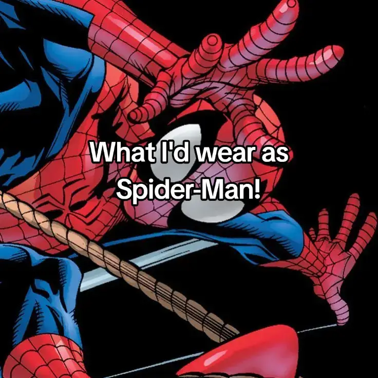 it might be basic asf but this trend was cool #spiderman #fyp #xyzbca 