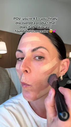 ONLY TOOK ME 43 YEARS! Omg perfection in a stick + it has a magnetic lid?! @livetinted ilysm!  #makeuptutorial #over40 #makeupover40 #livetinted #makeuptutorial 