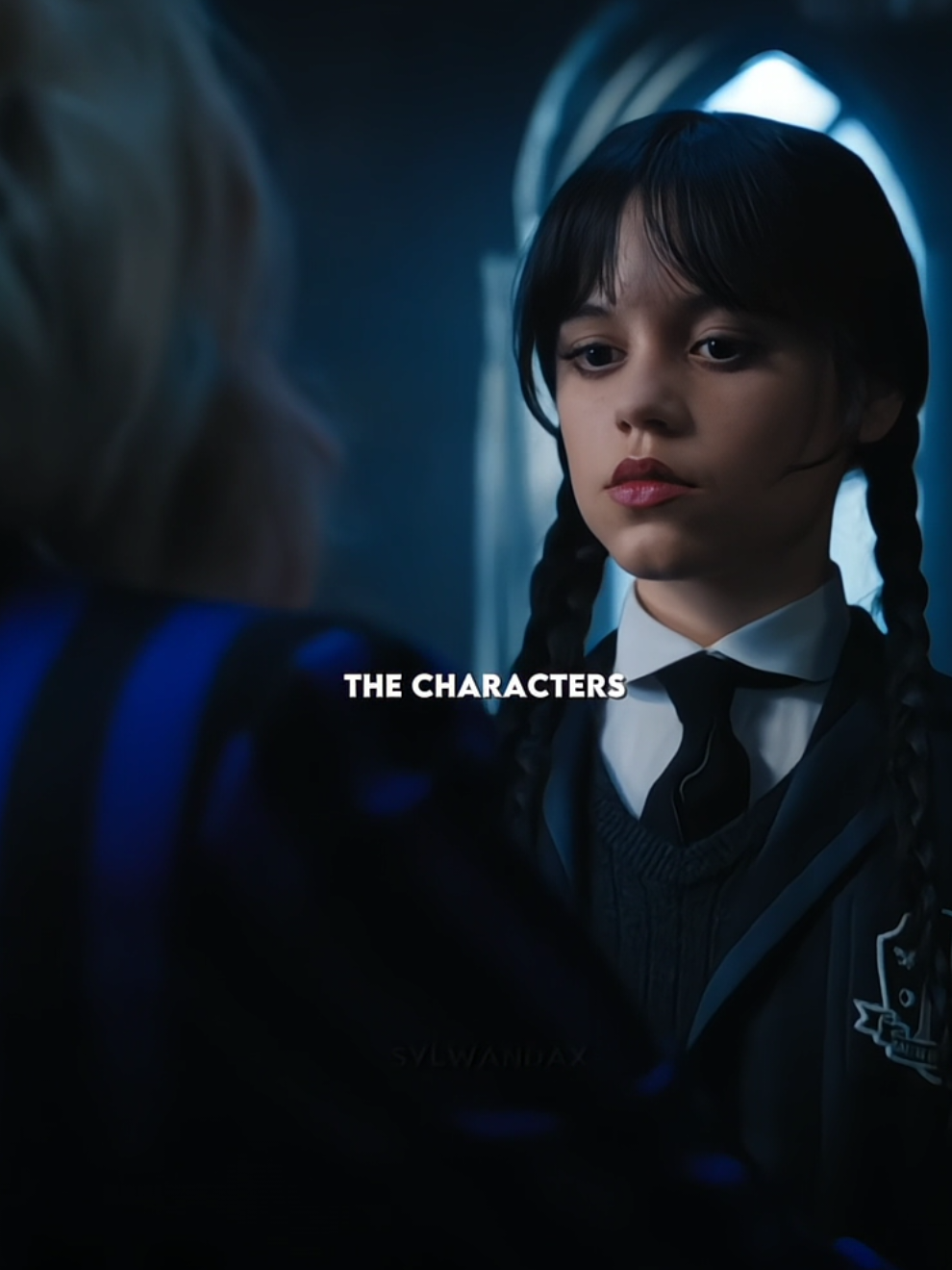 their love language is touch 👀 #jennaortega #emmamyers #wenclair #wednesday 