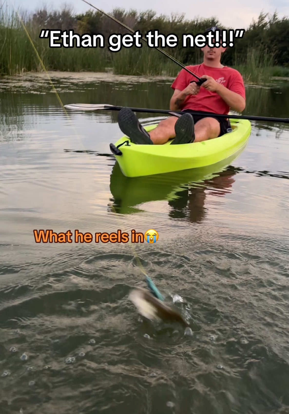 Like bro common😭🤦‍♂️🎣 #kayakfishing #fishingtiktoks #Outdoors #fishing #bassfishing 
