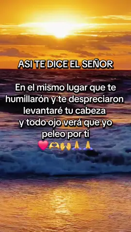 Dios te dice.  levantaré tu cabeza y todo ojo verá que yo  estoy contigo  #jesus #jesusteama #diosesamor #fyp #paratiiiiiiiiiiiiiiiiiiiiiiiiiiiiiii 