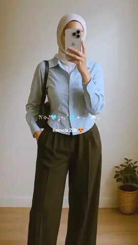 Rekomendasi kemeja fit doby murah 🩵#kemejawanita #kemejafit #kemejamurah #outfit #outfitinspiration 