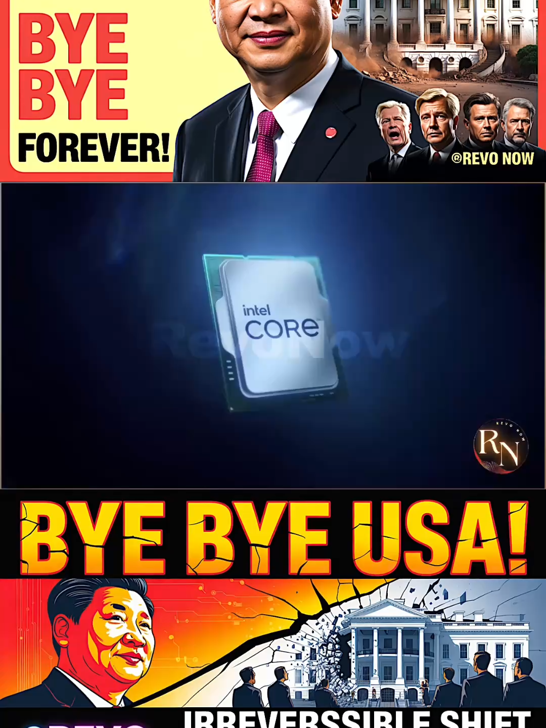 China Says BYE-BYE DITCHING Intel FOREVER!   In an unprecedented move, China is officially cutting ties with Intel, a partnership that has defined the tech world for decades. This isn't just about a new supplier—it's a complete shift in power. What does this mean for the future of global technology? Will this spark a new era of innovation or a tech war unlike anything we've ever seen?  Join us as we break down the shocking implications of this decision and reveal the true motives behind China's definitive move. The world is watching, and the game has just changed forever.  🔗 CONNECT: 🌍 JOIN THE CONVERSATION: Follow us on social media for exclusive updates and behind-the-scenes insights: 📸 Instagram: instagram.com/techrevonow 🐦 Facebook: facebook.com/profile.php?id=61555176770936 🌐 TikTok: tiktok.com/@revonow 🚀 Telegram: t.me/ whsccFVnxKY5YWU0  My Playlist: https://www.youtube.com/watch?v=bU_B6hpsGF0&list=PLTMtCODWnK5qKm91gRGQ0_ME6pTgpUGlr