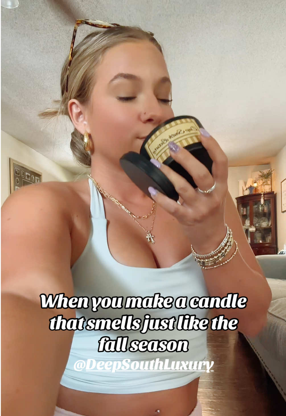 Fall scents are my favorite scents! Just saying!  @Deep South Luxury #SmallBusiness #supportsmall #candles #fy 