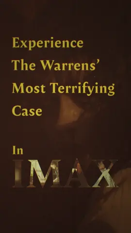 The fright of your life is coming to @IMAX. #TheConjuring: Last Rites - Only in Theaters September 5. Get tickets now: link in bio.