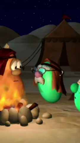 Nothing is poifect… except maybe Pa Grape's storytelling. #VeggieTales #BackInMyDay