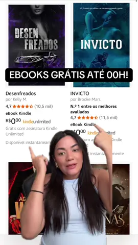 #enchaseukindle BAIXE E-BOOKS GRATUITAMENTE NA AMAZON HOJE ATÉ 00h 😱😱#amazon #kindle 