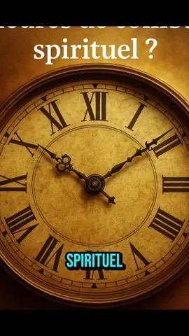 Les heures de combat spirituel que tu dois connaître Il existe des moments précis dans la journée et la nuit où le ciel s’ouvre davantage. À midi, la lumière est totale 🌞. À 15h, le silence spirituel agit 🕒. À minuit, les batailles invisibles se déclenchent 🌌. À 3h du matin, l’heure des veilleurs et des révélations se manifeste 🌙. 👉 Celui qui prie à ces heures devient inébranlable. Et toi, à quelle heure pries-tu le plus souvent ? #prière #spiritualité #rituel #videoviral #pourtoiii 