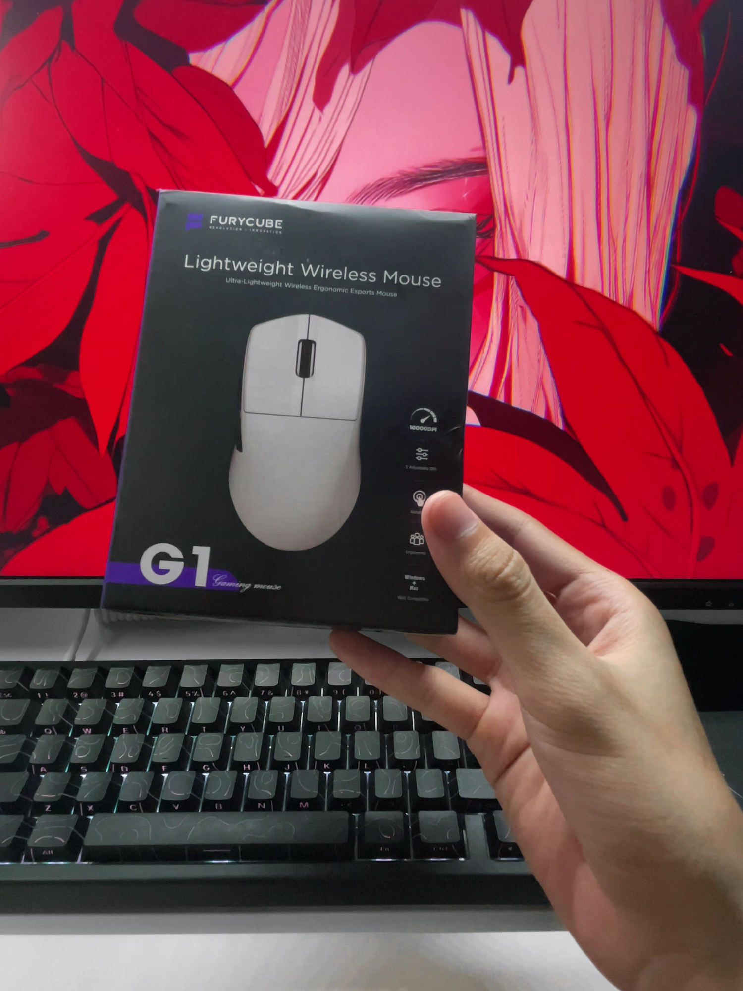 Furycube G1 chuột giá rẻ cho anh em làm việc hay chơi game  #furycubeg1 #isthissteak #gamingmouse #setup