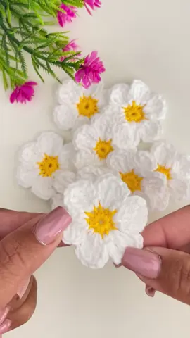 Margarida em crochê fácil 