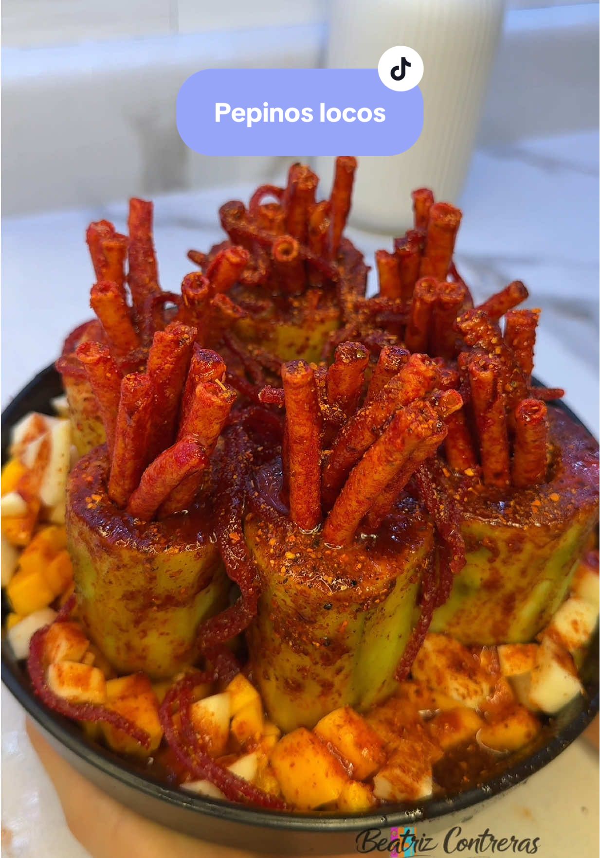 PEPINOS LOCOS🤤 Un antojito que se disfruta una vez al año😂 #pepinoslocos #antojitosmexicanos🇲🇽 #recetasmexicanas #beatrizcontreras31 #pepinospreparados 