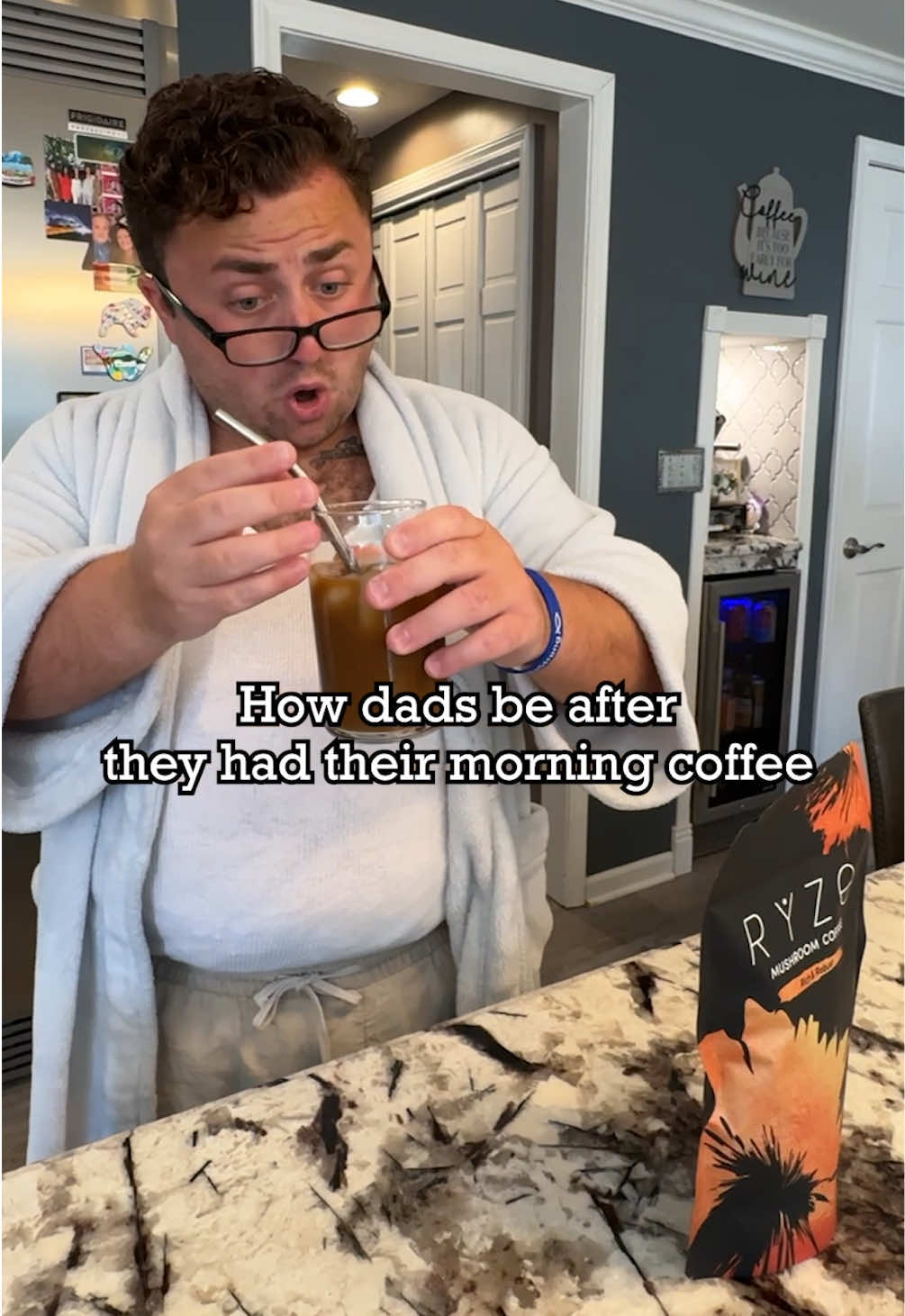 RYZE Dark Roast: The key to every dads morning routine #ryzepartner #ad @ryzesuperfoods 
