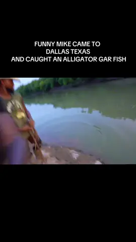 YouTuber Funny Mike brought the family down to Dallas to catch some prehistoric beats! 🔥 #drunkenfisherman #fishing #funnymike 
