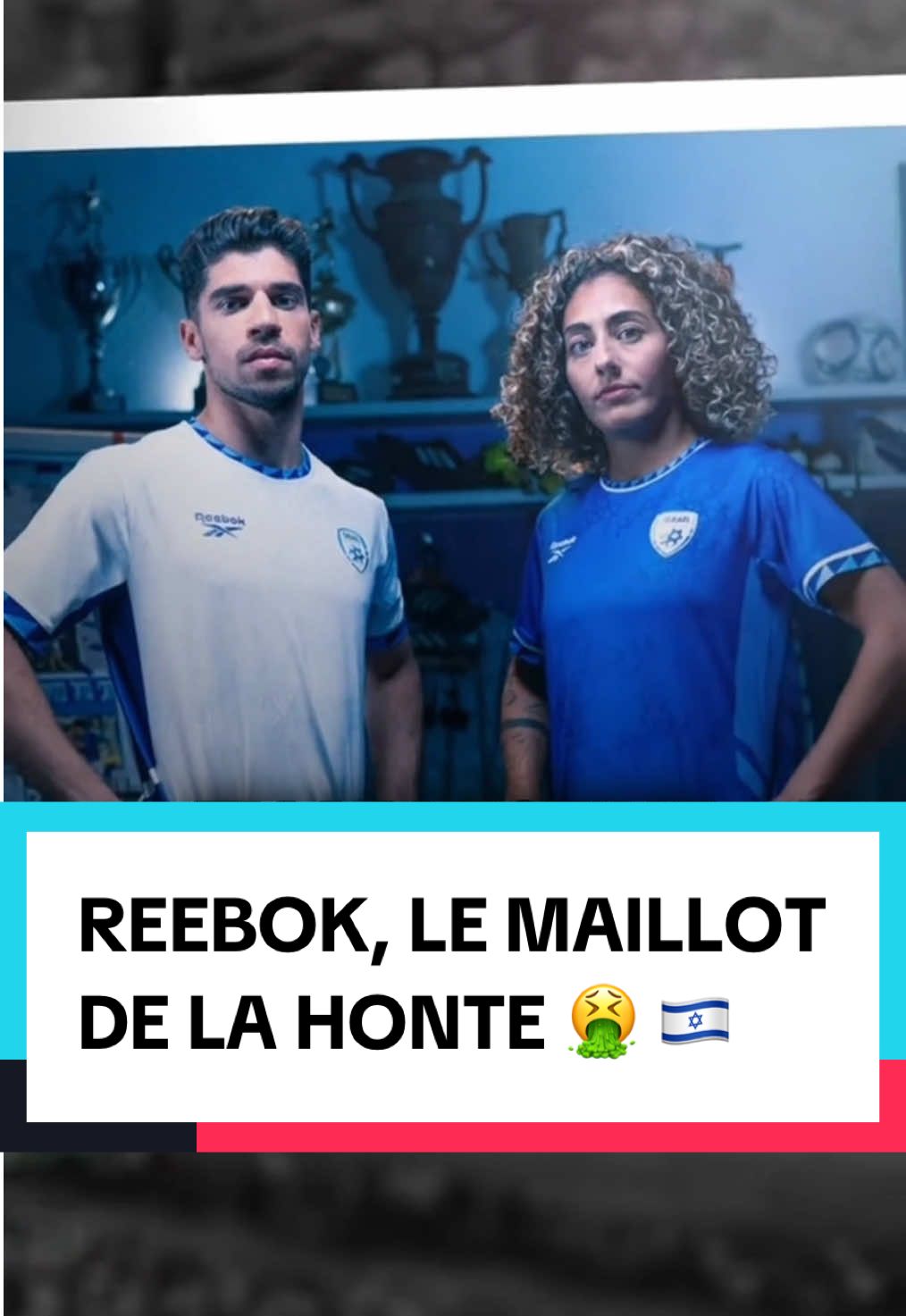 On boycotte Reebok qui a accepté d’habiller la sélection israélienne 🤮 #football #fyp #pourtoi #palestine #israel 