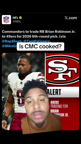 Will CMC play the whole season? #49ers #nfl #football #trending #fyp 