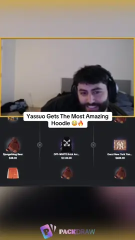 Yassuo Gets The Most Amazing Hoodie 😳🔥 #yassuo 