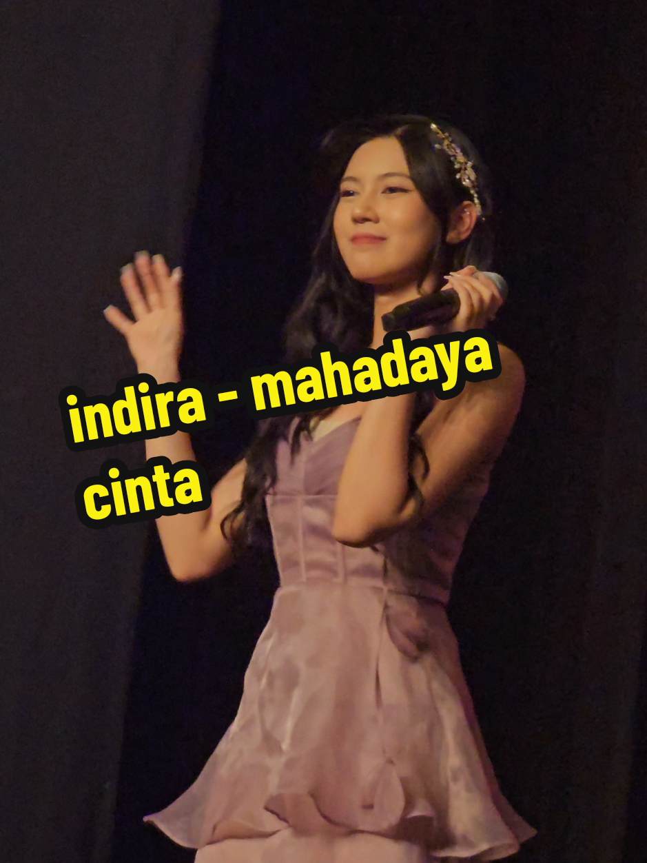 Fancam indira - Mahadaya Cinta @indira putri  📍 Allin tour Surabaya #fyp #jkt48toursurabaya #jkt48 #indirajkt48 