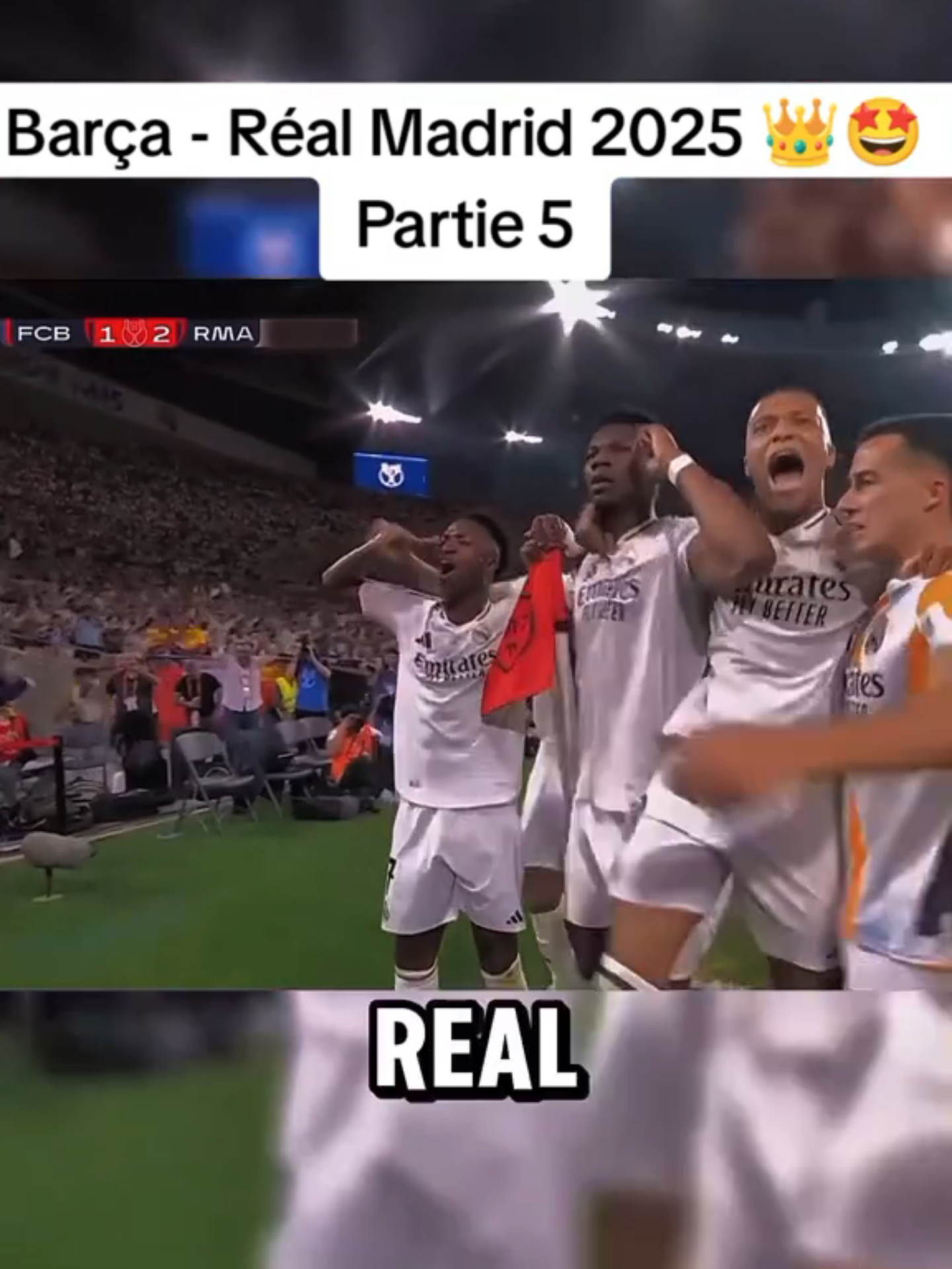 La Finale de Coupe du Roi entre le FC Barcelone et le Réal Madrid 2025 👑🤩 Partie 5 #pourtoi #footballedit #RealMadrid #fcbarcelona 