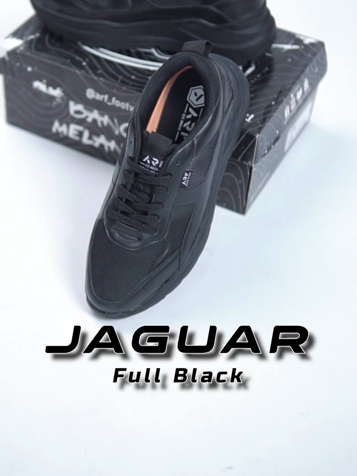 Jaguar Full Black👟😎✨🔥 #arffootwear #tren #trendingvideo #trending #trendingsong #trendingtiktok #trendy #trends #trendingnow #foryou #tiktok #tiktokshop #tiktokshopindonesia #OOTD #fashion #fyp #foryoupage #fyppppppppppppppppppppppp #sepatu #sepatumurah #sepatupria #sepatusneakers #sepatuguenih #sneaker #sneakers #sneakersmurah